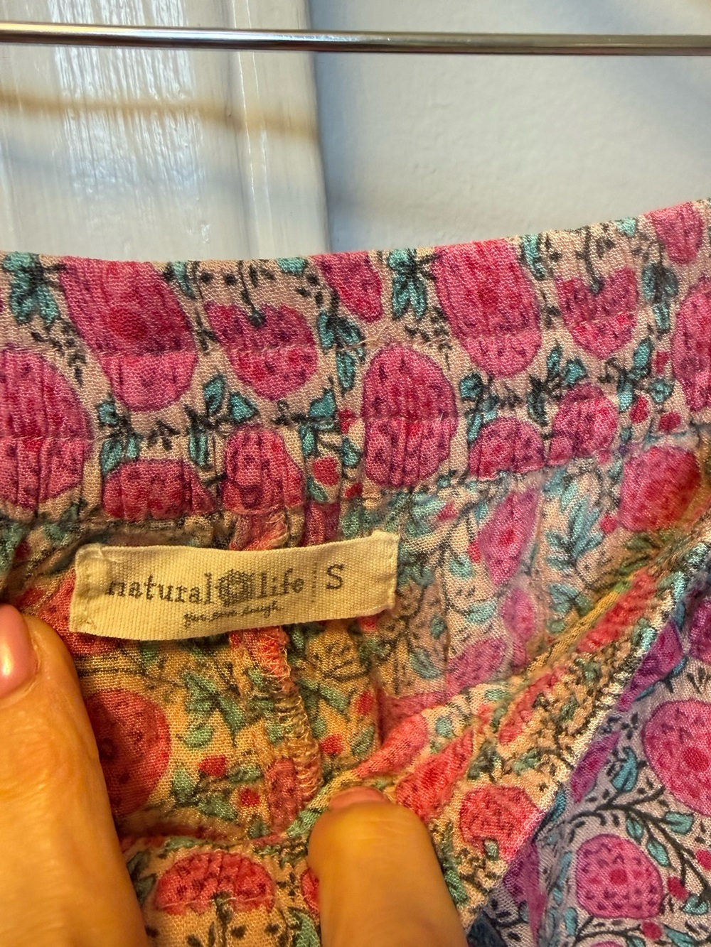 NATURAL LIFE Pink Floral Allison Pants - Picture 7 of 9